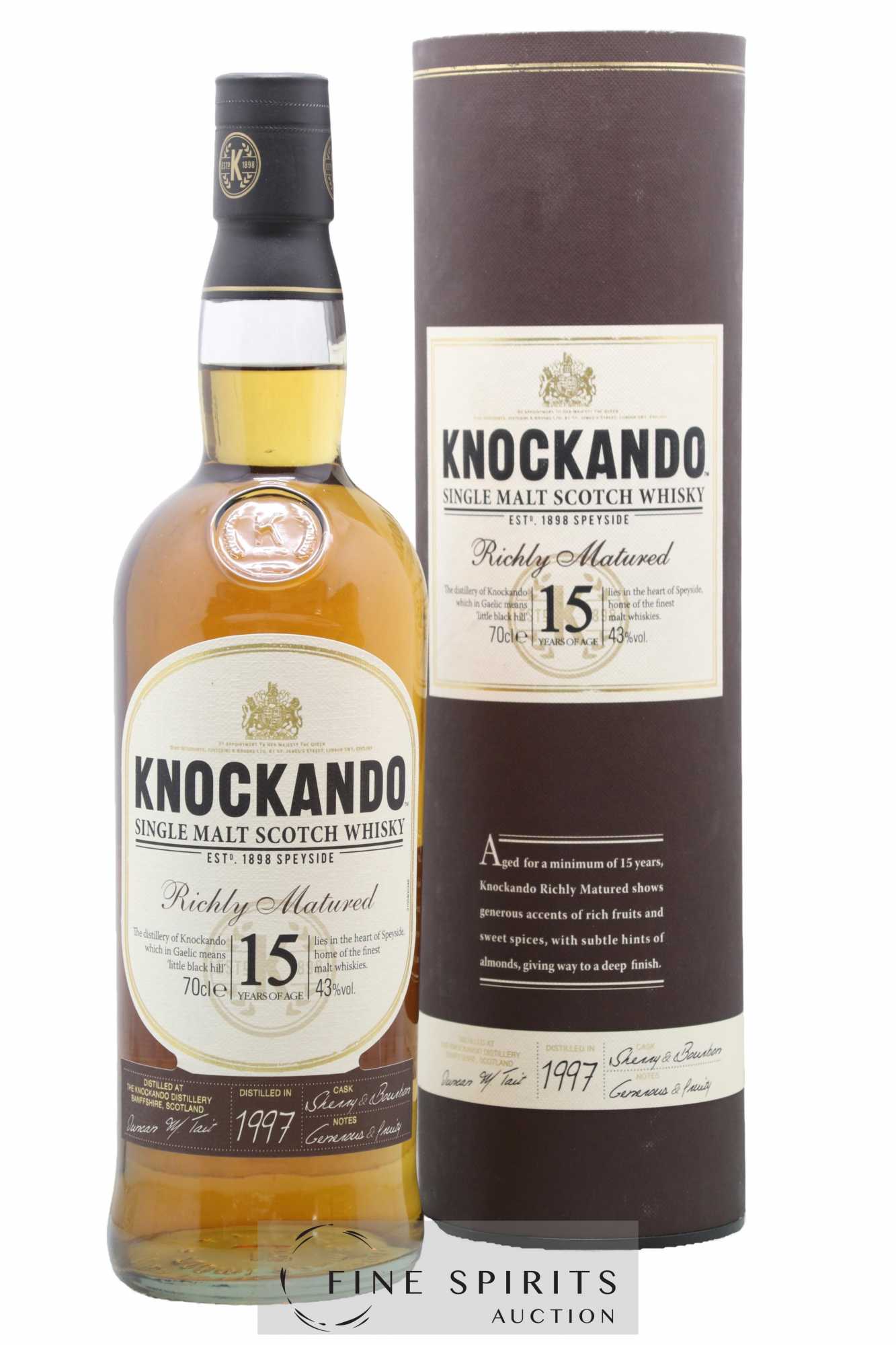 Knockando 15 years 1997 Of. Richly Matured