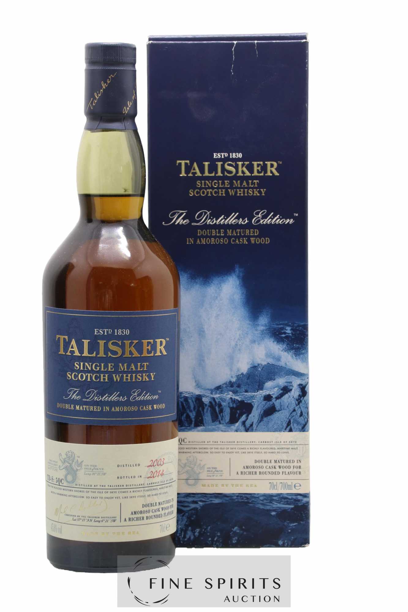 Talisker 2003 Of. The Distillers Edition Cask n° TD-S 5QC - bottled 2014