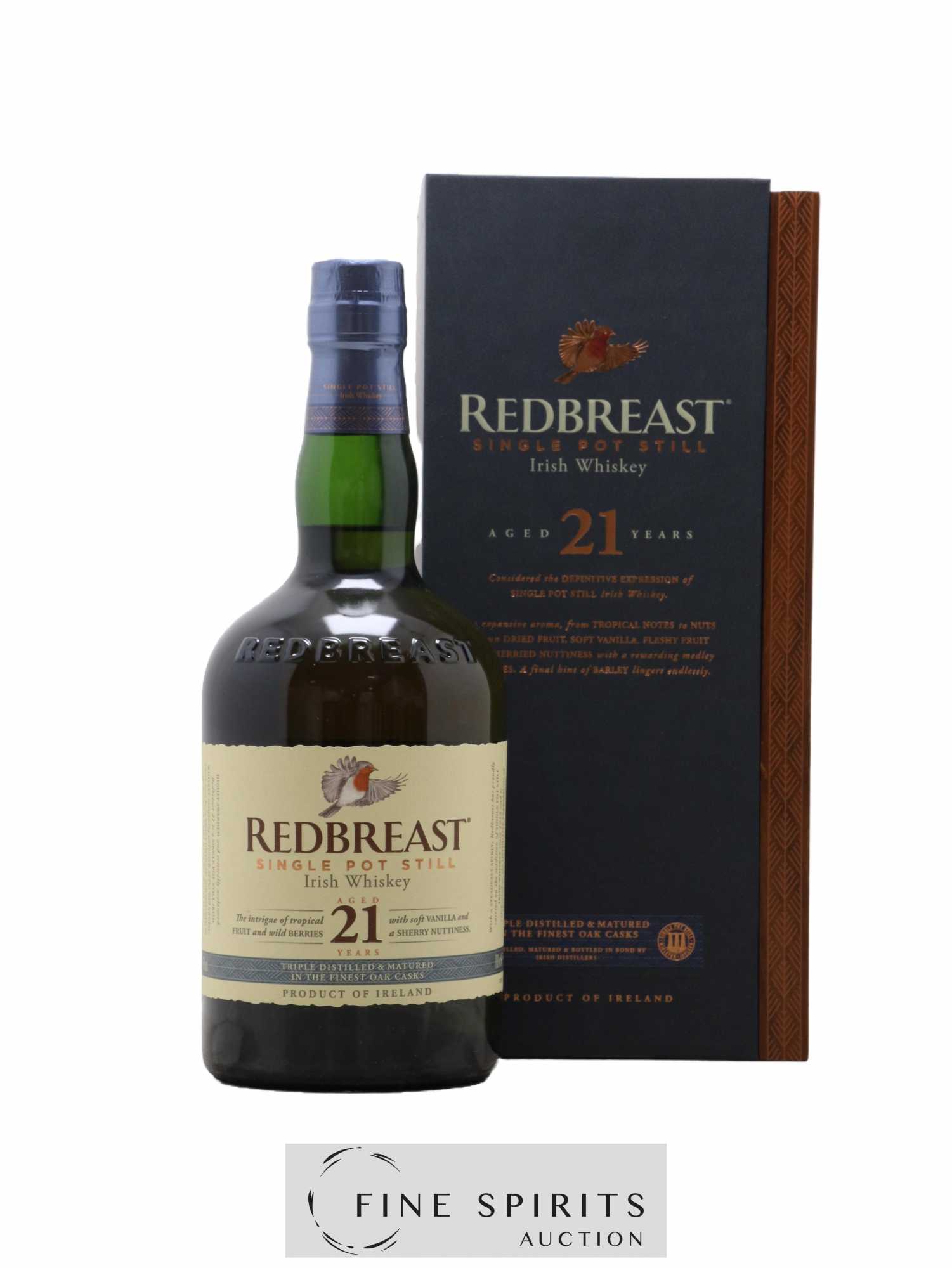 Redbreast 21 years Of. Single Pot Still Oak Casks