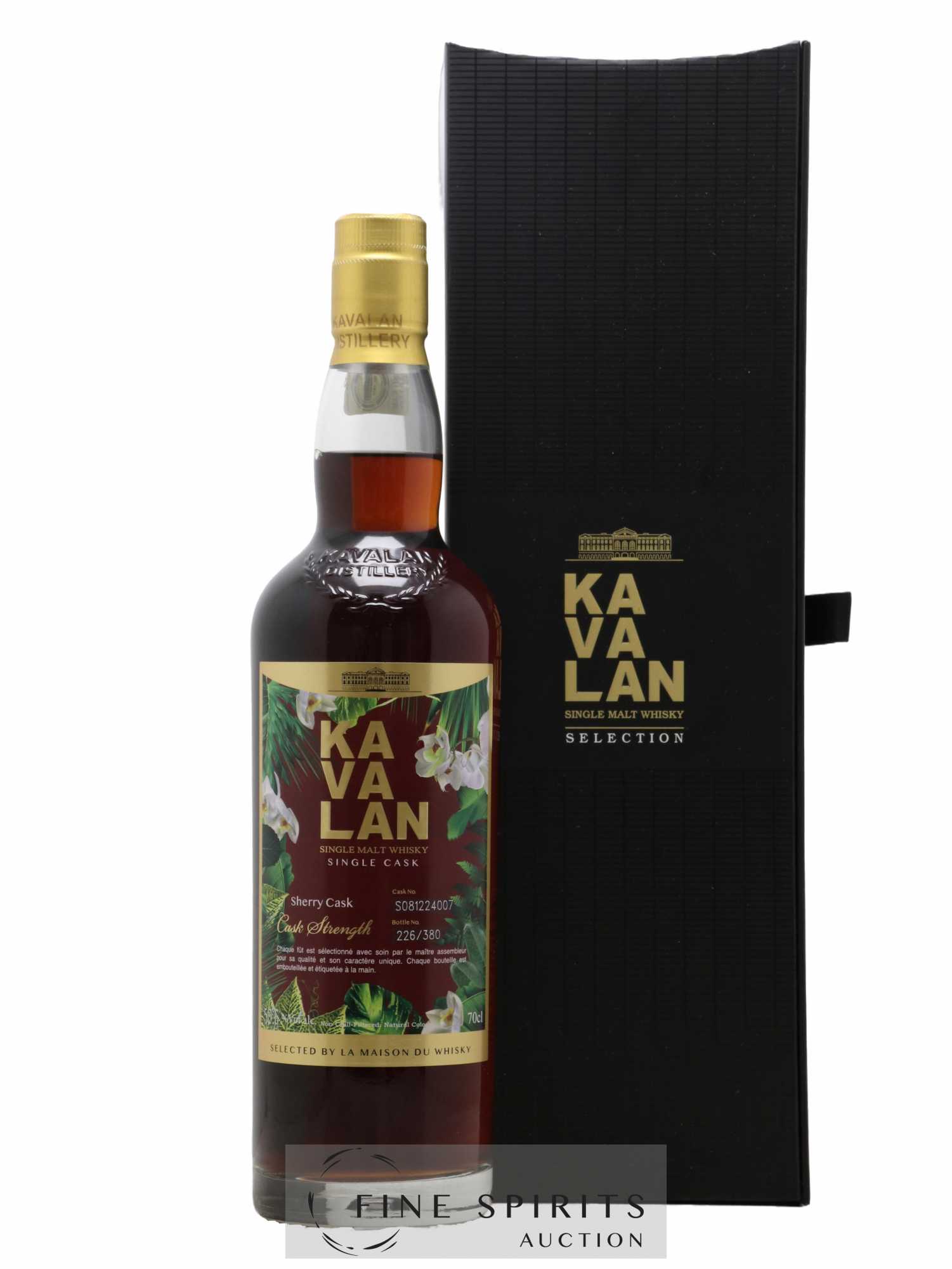 Kavalan Of. Sherry Cask n°S081224007 - One of 380 bottles - bottled 2021 LMDW Cask Strength