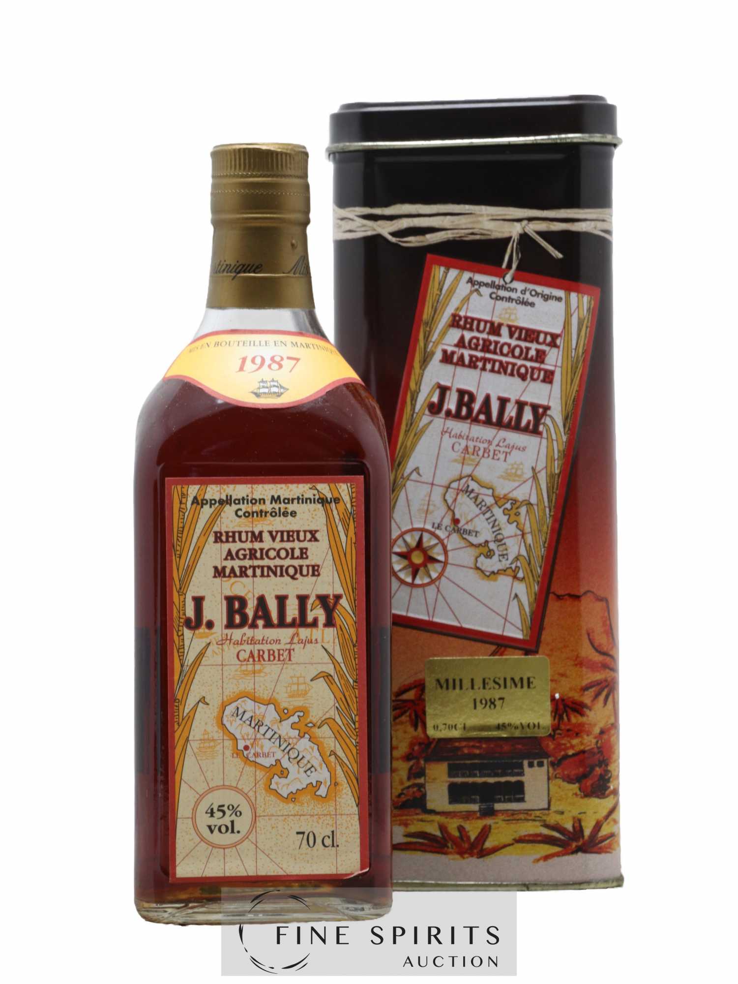 J. Bally 1987 Of. Plantations Lajus du Carbet