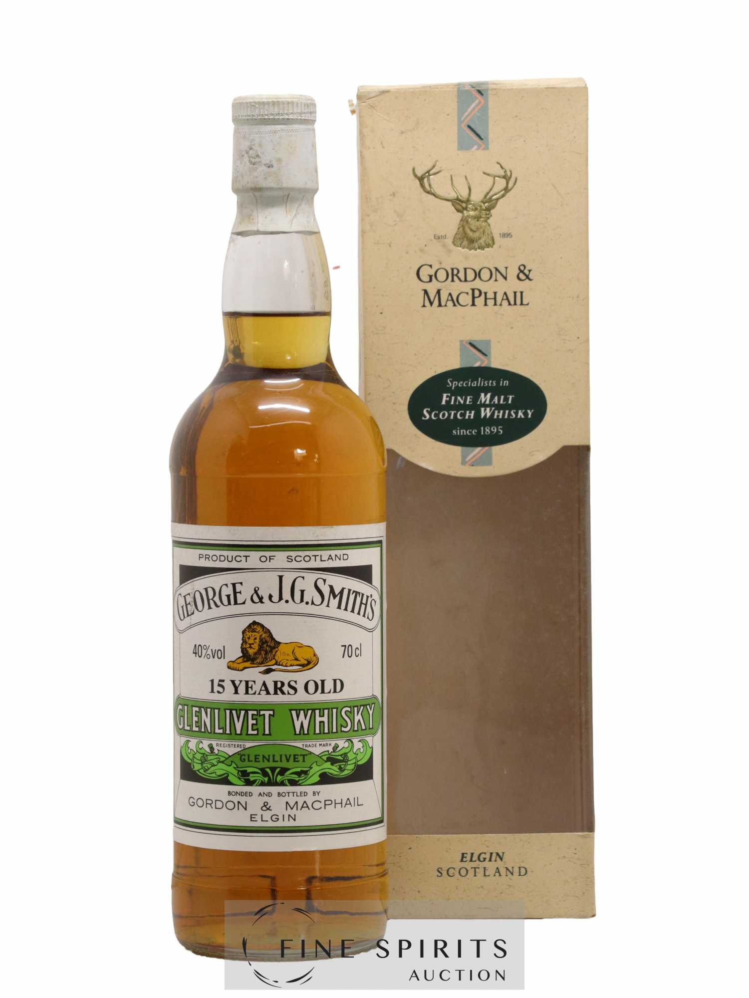 Glenlivet 15 years Gordon & Macphail George & J.G. Smith's