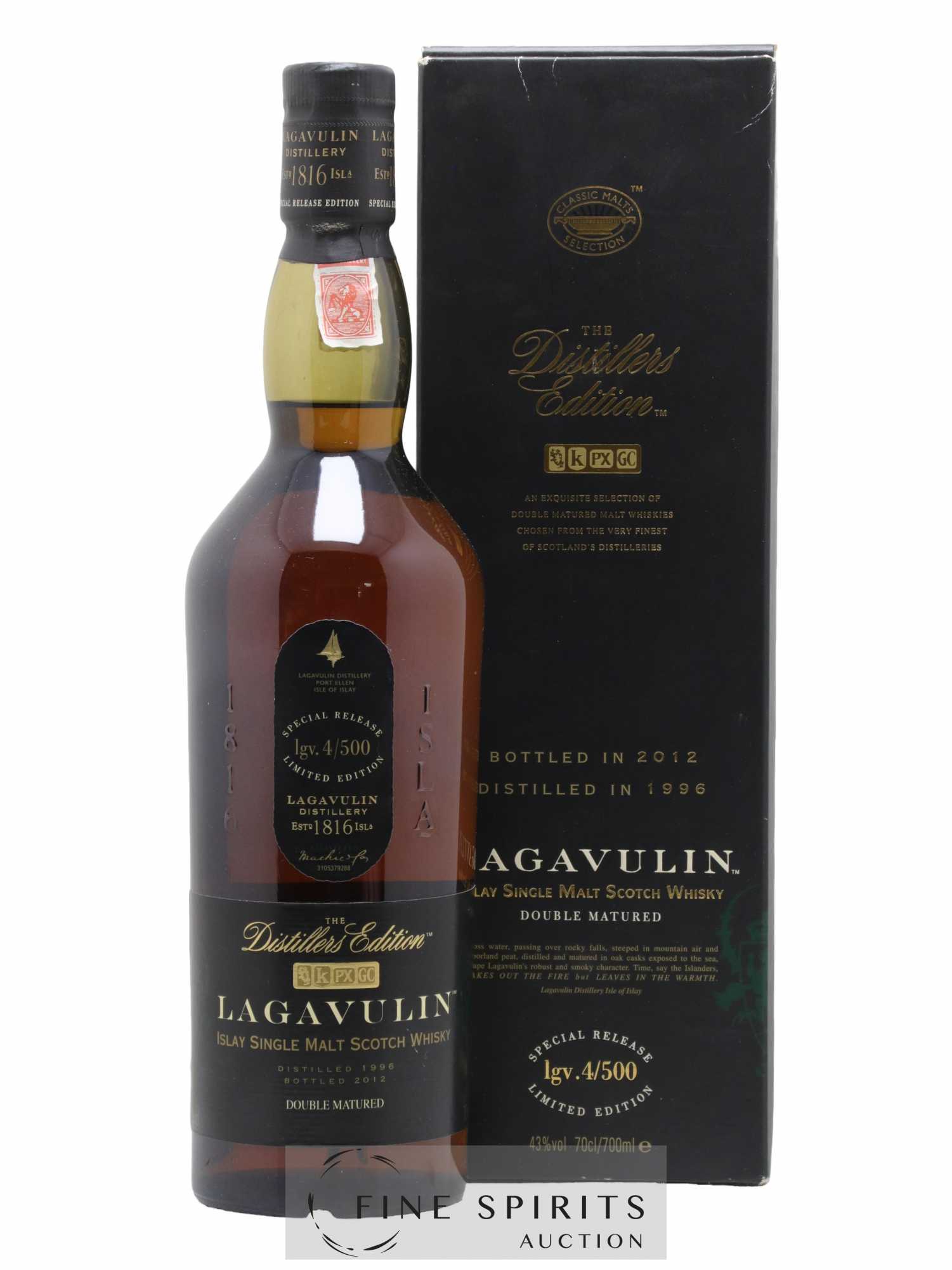 Lagavulin 1996 Of. The Distillers Edition lgv.4-500 - bottled 2012