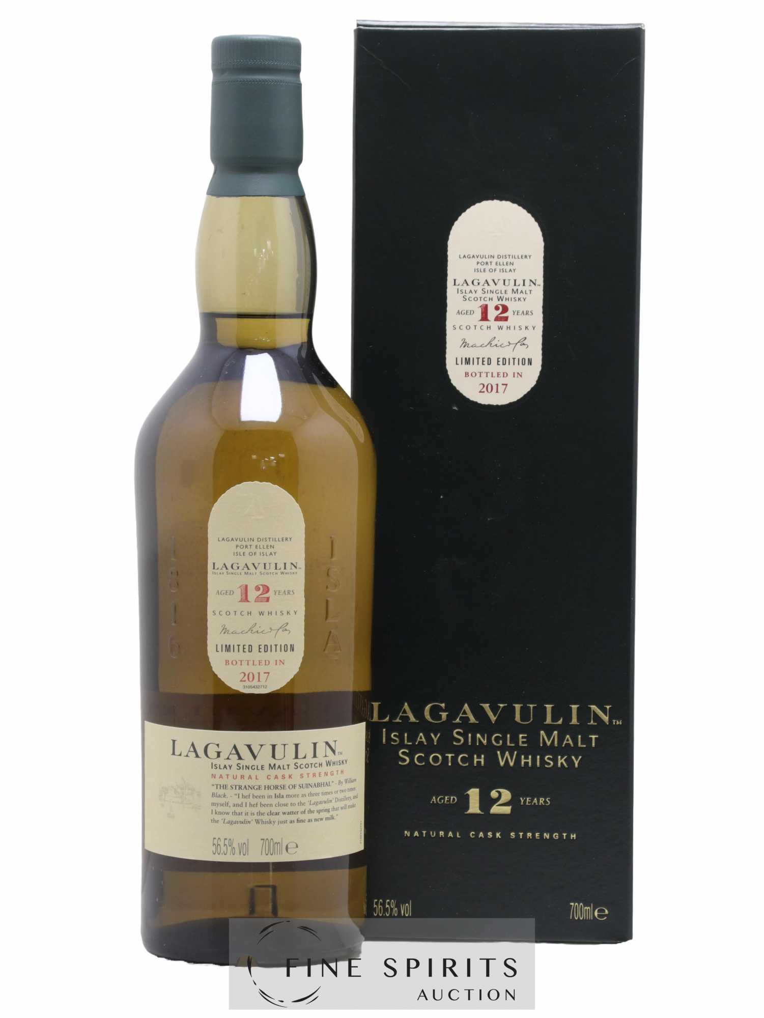 Lagavulin 12 years Of. Natural Cask Strength bottled 2017 Limited Edition