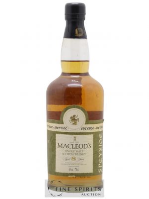 Whisky MACLEOD'S Speyside single malt 8 years ---- - Lot de 1 Bouteille