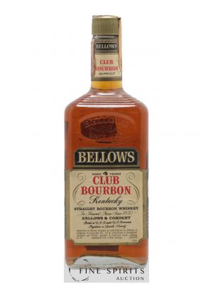 Bellows 4 years Of. Club Bourbon   - Lot of 1 Bottle