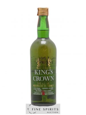 Whisky KING'S CROWN de luxe scotch ---- - Lot de 1 Bouteille