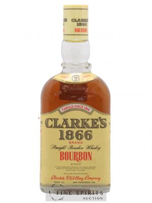 Bourbon CLARKE'S 1866 6 years Straight Bourbon  - Lot of 1 Bottle