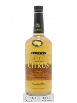 Whisky C.C. Citrus Blended Canadian Whisky  - Lot of 1 Bottle