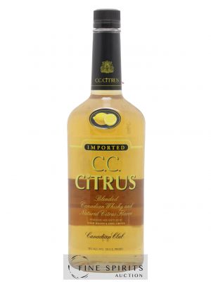 Whisky C.C. Citrus Blended Canadian Whisky  - Lot of 1 Bottle