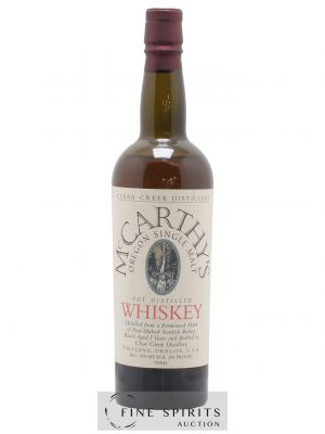 Whisky MC CARTHY'S Single malt  - Lot de 1 Bouteille