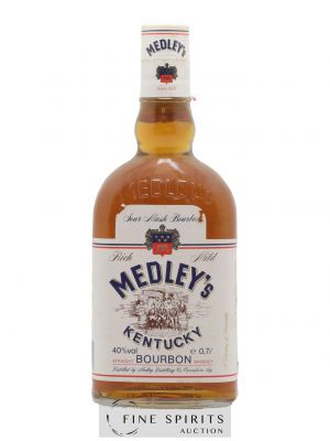 Bourbon MEDLEY'S Kentucky Bourbon  - Lot of 1 Bottle