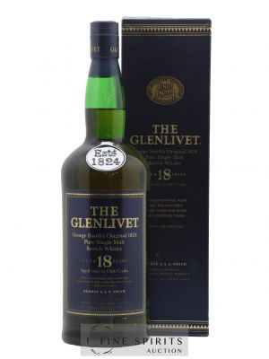 Glenlivet (The) 18 years Of. Aged only in Oak Casks (1L) ---- - Lot de 1 Bouteille