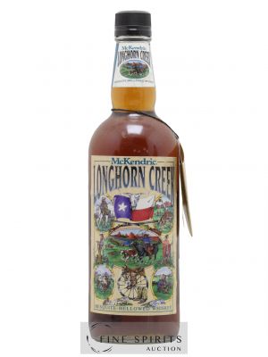 Bourbon LONGHORN CREEK McKendric Texas  - Lot of 1 Bottle