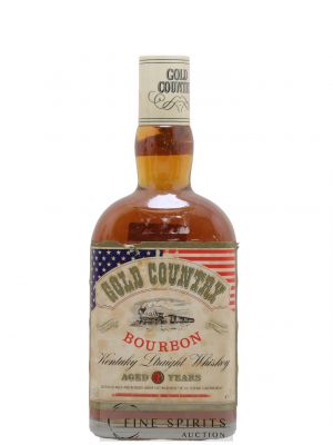 Bourbon GOLD COUNTRY 4 ans Kentucky Straight Bourbon Whisky  - Lot of 1 Bottle