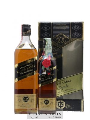 Johnnie Walker 12 years Of. Extra Special (1x70cl. And 1x35cl.) 500th Anniversary Black Label   - Lot of 1 Bottle