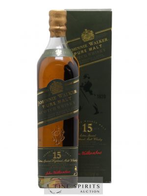 Johnnie Walker 15 years Of. Green Label   - Lot de 1 Bouteille