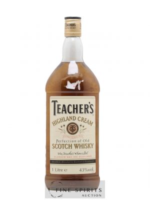 Teacher's Of. Highland Cream (1L.)   - Lot of 1 Bottle