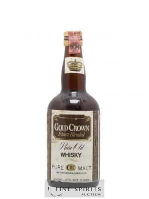 Whisky GOLD CROWN Rare old Pure malt  - Lot de 1 Bouteille