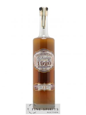 Bourbon PROHHIBITION WHISKY 1920 Hidden Stock 80PROOF ---- - Lot de 1 Bouteille