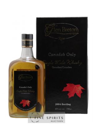 Whisky Glen Breton Canadas only single malt Whisky ---- - Lot de 1 Bottle