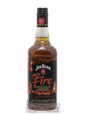 Bourbon Jim Beam Kentucky Fire  - Lot of 1 Bottle