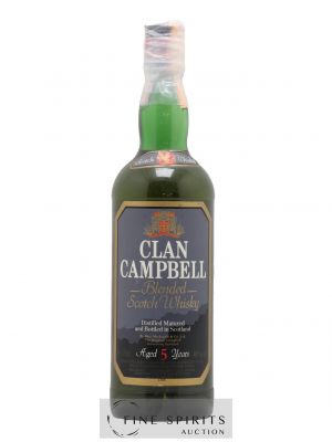 Whisky Clan Campbell 5 ans Blended Scotch Whisky ---- - Lot de 1 Bottle