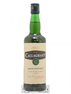 Whisky Callaghan s Irish Whsikey  - Lot of 1 Bottle