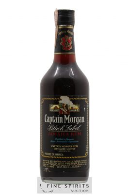 Rhum CAPTAIN MORGAN Black label ---- - Lot de 1 Bouteille