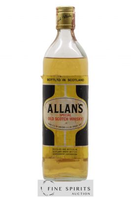 Whisky ALLAN'S Special Old Scotch Whisky  - Lot de 1 Bouteille