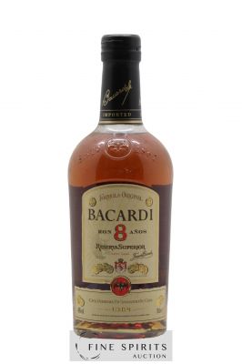 Rhum BACARDI 8 ans Reserva Superior  - Lot de 1 Bouteille