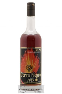 Rhum CERRO NEGRO 1989 Volcano Collection ---- - Lot de 1 Bouteille