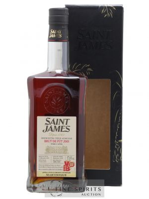 Saint James 2001 Of. Brut de Fût One of 1060 - bottled 2021 V and B 20 ans ---- - Lot de 1 Bouteille