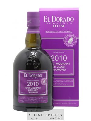 El Dorado 2010 Of. Rum Marque PM-ICBU-SVW - bottled 2019 Limited Edition   - Lot de 1 Bouteille