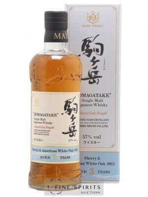 Mars 3 years 2011 Of. Komagatake Sherry & American White Oak Natural Cask Strength ---- - Lot de 1 Bottle