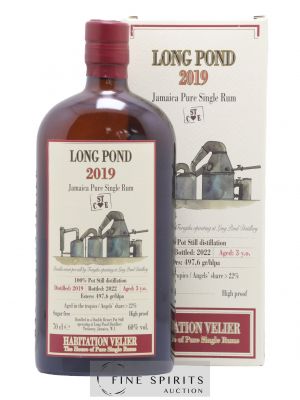 Long Pond 3 years 2019 Velier STCE Pot Still Distillation - bottled 2022 Habitation Velier ---- - Lot de 1 Bottle