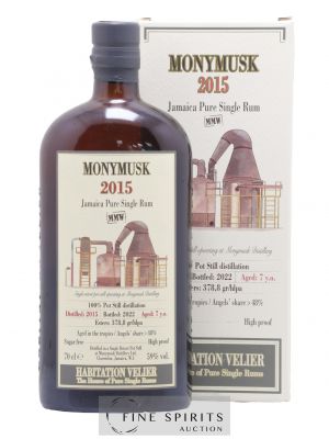 Monymusk 7 years 2015 Velier MMW Pot Still Distillation - bottled 2022 Habitation Velier   - Lot of 1 Bottle