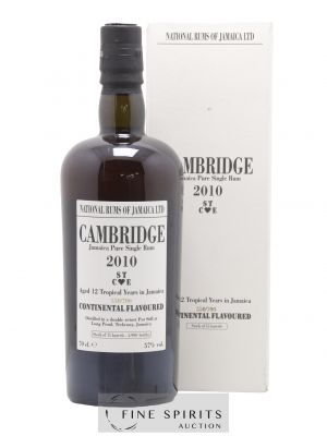 Cambridge 12 years 2010 Of. Mark ST C E - One of 4900 - bottled 2022 LM&V National Rums of Jamaica   - Lot of 1 Bottle