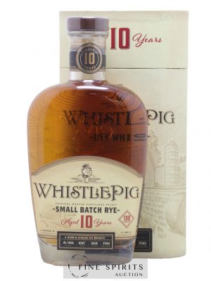 Whistle Pig 10 years Of. Small Batch Rye A-356   - Lot de 1 Bouteille