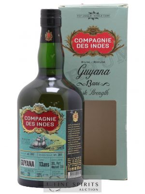 Guyana 13 years 2002 Compagnie des Indes Fût MPM35 - One of 219 - bottled 2015 Cask Strength   - Lot of 1 Bottle