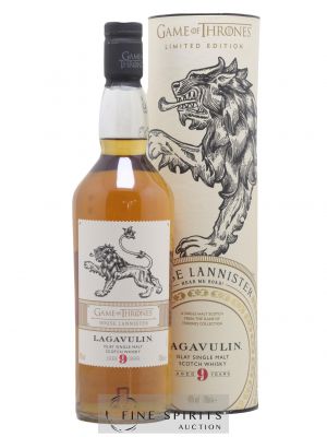 Lagavulin 9 years Of. Game of Thrones - House Lannister   - Lot de 1 Bouteille