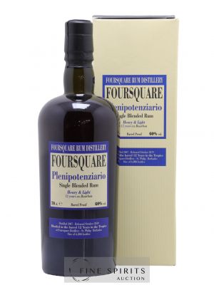 Foursquare 12 years 2007 Velier Plenipotenziario Barrel Proof - One of 6000 - bottled 2019 ---- - Lot de 1 Bottle