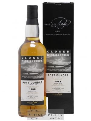 Port Dundas 25 years 1988 Part des Anges Limited Edition of 296 - bottled 2014 Closed Distilleries   - Lot of 1 Bottle