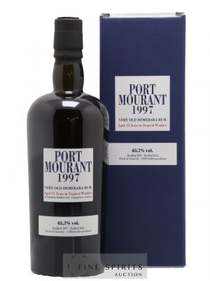 Port Mourant 15 years 1997 Velier Small Batch UPM Cask n°1-2-3-4 Limited Edition 1094 Bottles Very Old Demerara Rum   - Lot of 1 Bottle