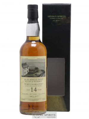 Port Charlotte 14 years 2003 Hidden Spirits PCL.317 Cask n°PC641 - bottled 2017   - Lot de 1 Bouteille