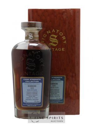 Bowmore 35 years 1970 Signatory Vintage Butt n°4687 - One of 445 - bottled 2006 Cask Strength Collection ---- - Lot de 1 Bottle