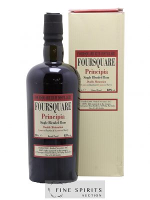 Foursquare 9 years 2008 Velier Principia Barrel Proof - One of 5400 - bottled 2017 Double Maturation 