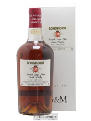 Longmorn 1969 Gordon & MacPhail Cask n°5295 - bottled 2008 LMDW   - Lot de 1 Bouteille