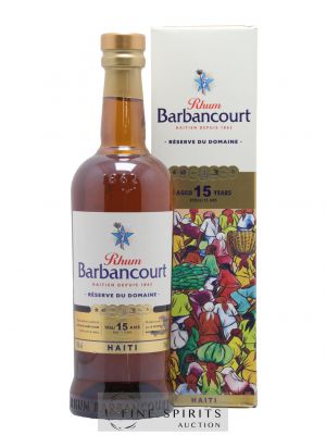 Barbancourt 15 years Of. Réserve du Domaine ---- - Lot de 1 Bouteille