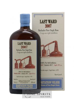 Last Ward 10 years 2007 Of. bottled 2017 Habitation Velier ---- - Lot de 1 Bottle